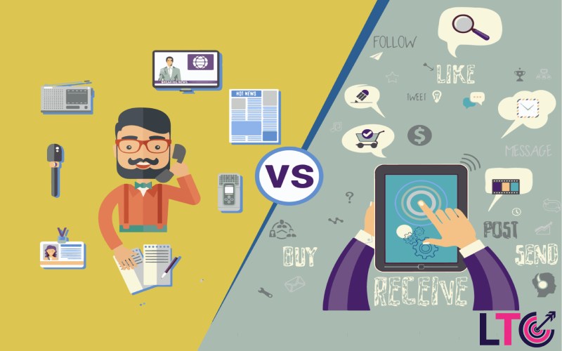 تفاوت بازاریابی آنلاین (دیجیتال) و بازاریابی آفلاین (سنتی)